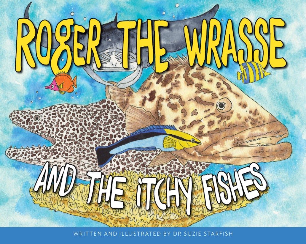 Roger the Wrasse and the itchy fishes - Front Cover FINAL_LR