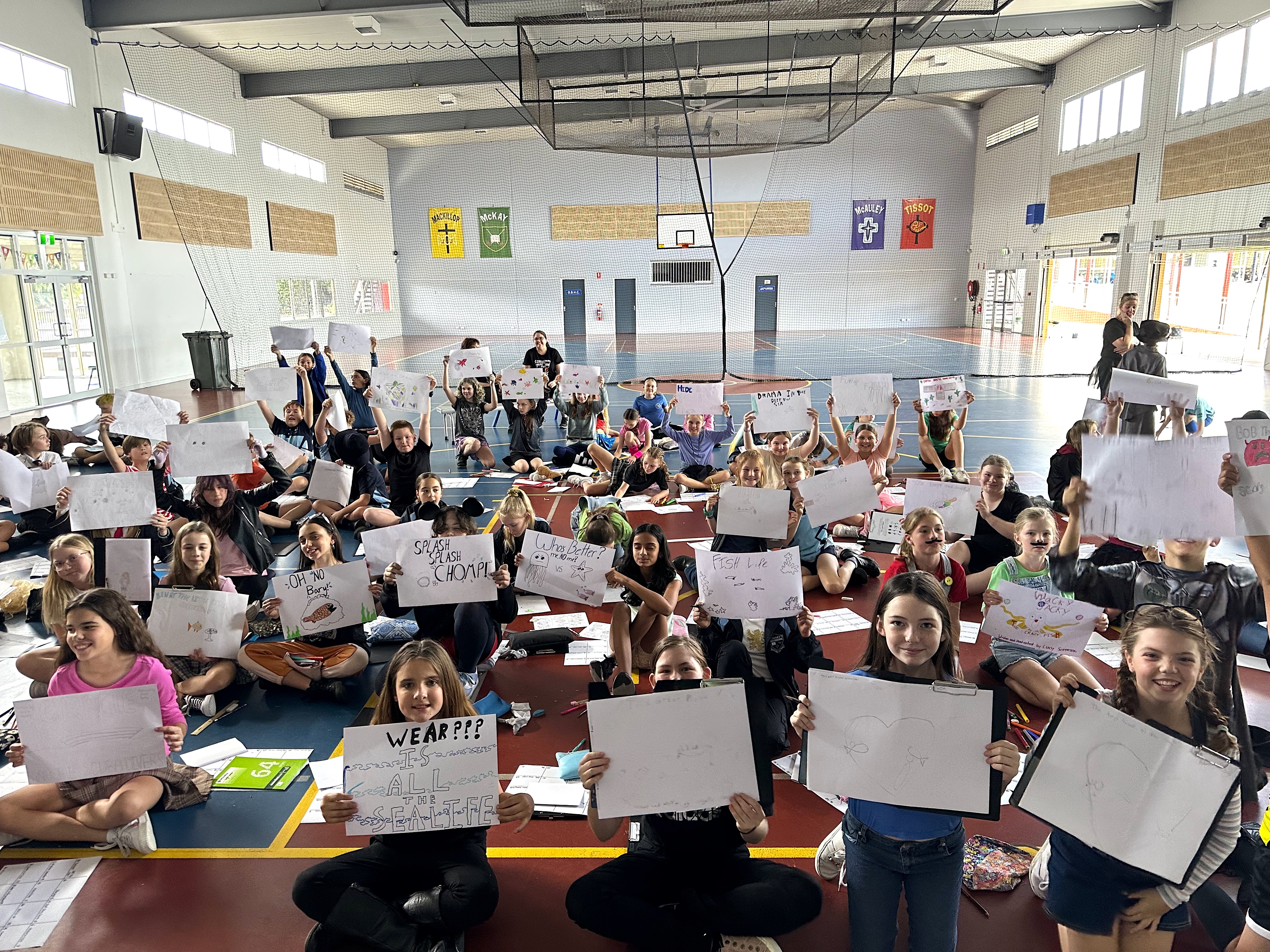 Dr Suzie Starfish visit_Book Week 2023_Student artwork Year 5 6