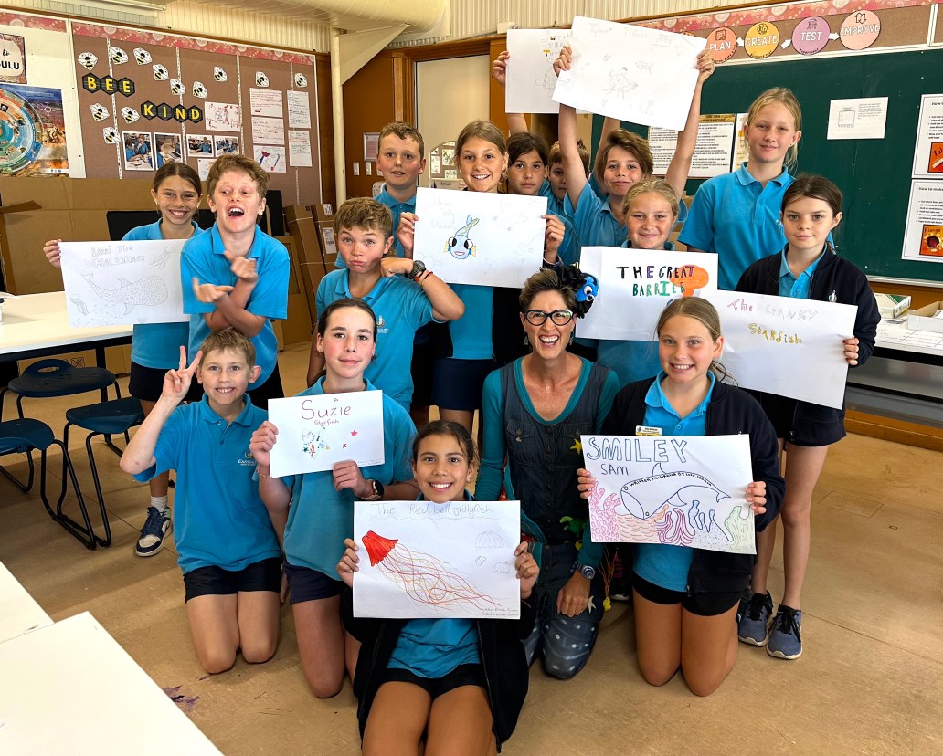 Exmouth SHS_Whale shark Turtle storytelling_DrSuzieStarfish2023