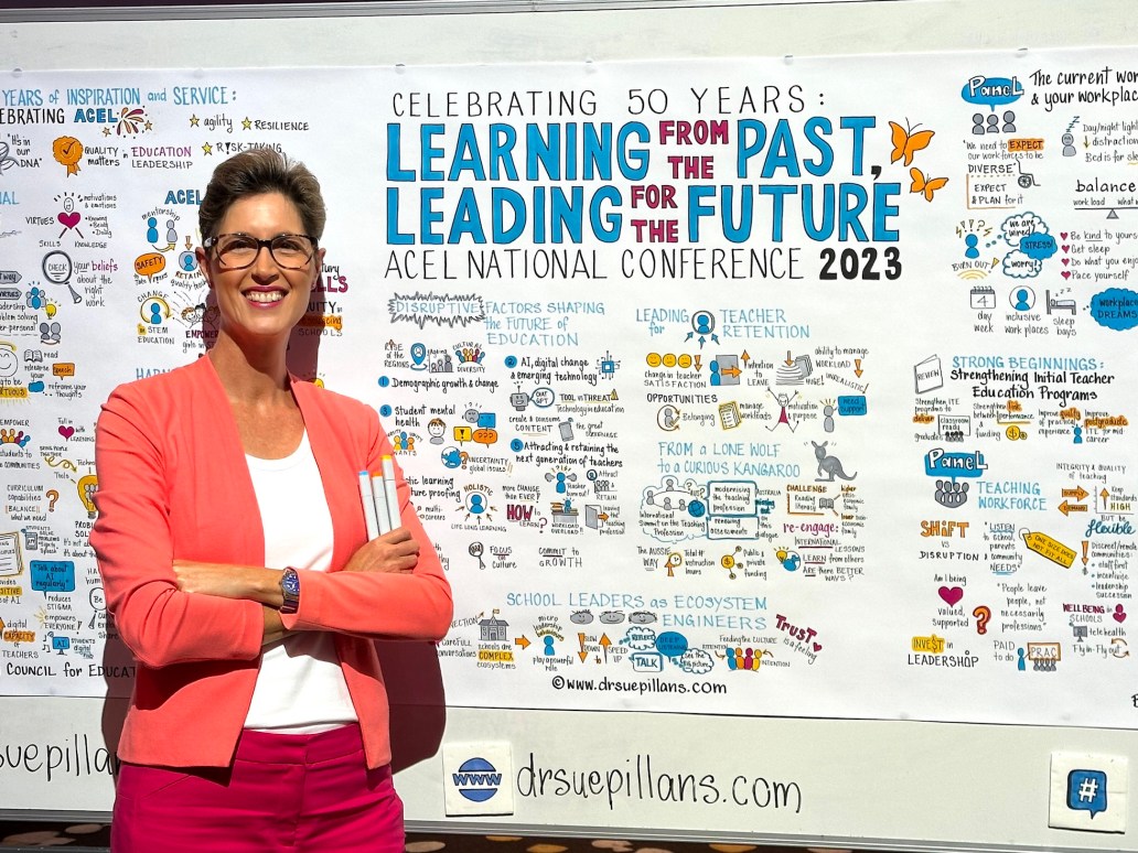 Graphic recording_DrSuePillans2023_Education