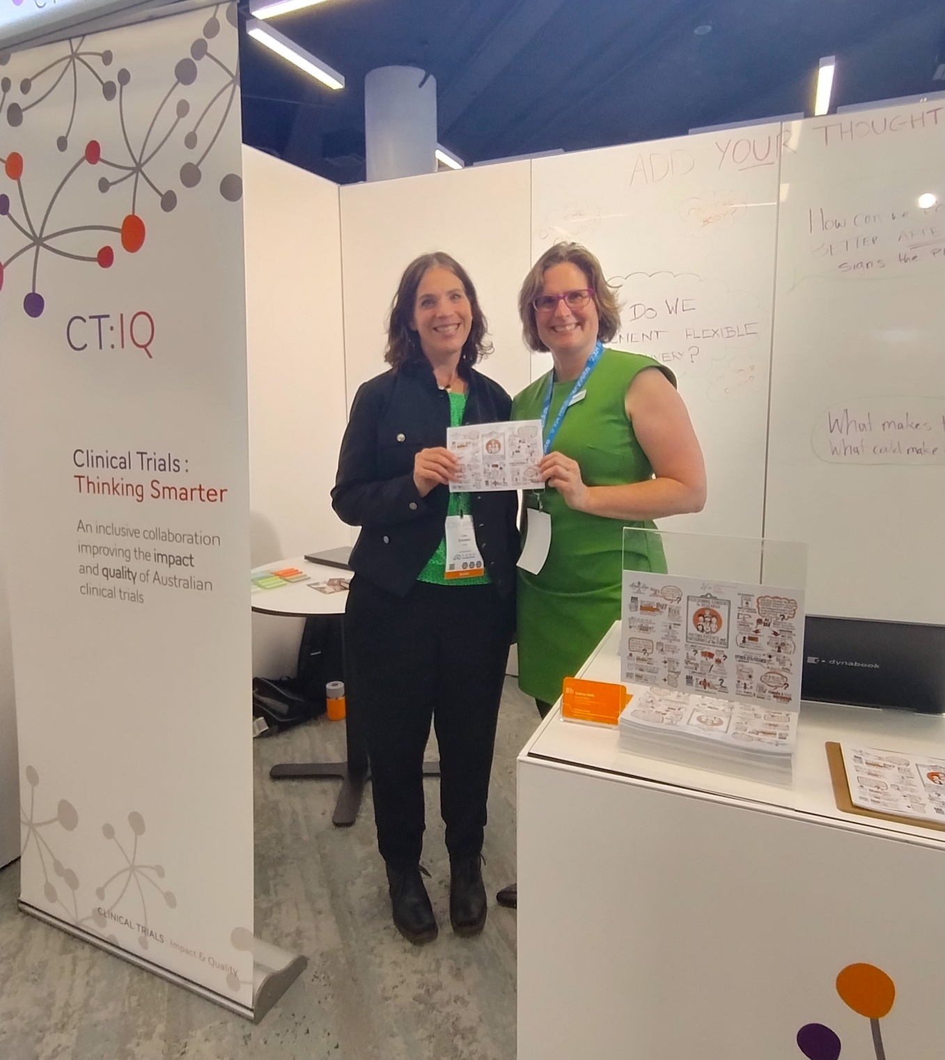 CTIQ sticker art_clinical trials_graphic recording_DrSuePillans