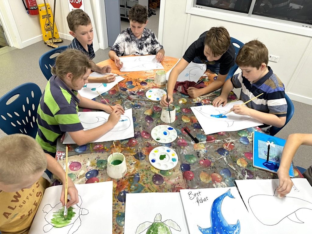 Dr Suzie Starfish_camp_painting